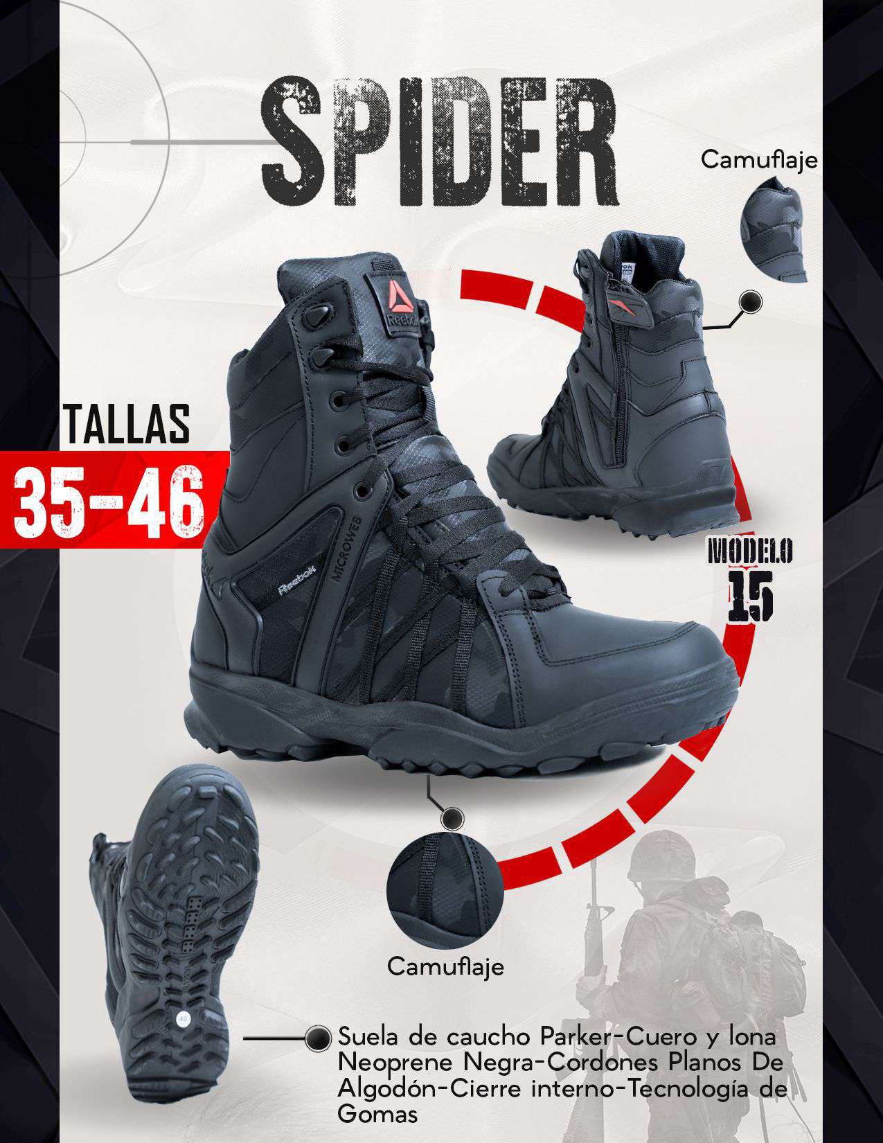 BOTAS SPIDER 43+